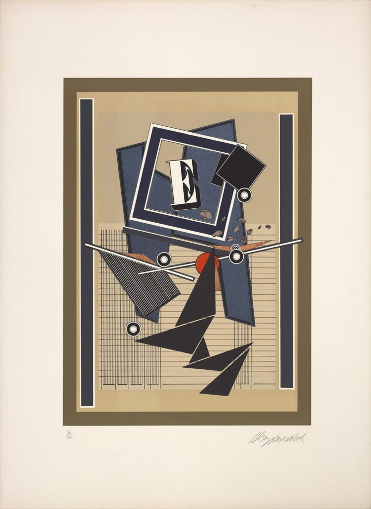 Lettre “E” et sa mémoire dynamique, 1972